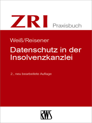 cover image of Datenschutz in der Insolvenzkanzlei